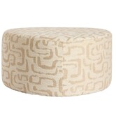 Poef 68x68x35 cm LIBERIA beige+zand