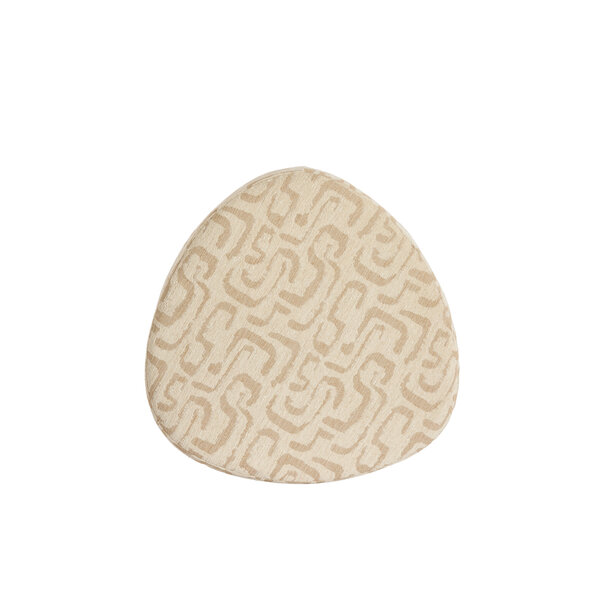 Light en Living Poef 68x68x35 cm LIBERIA beige+zand