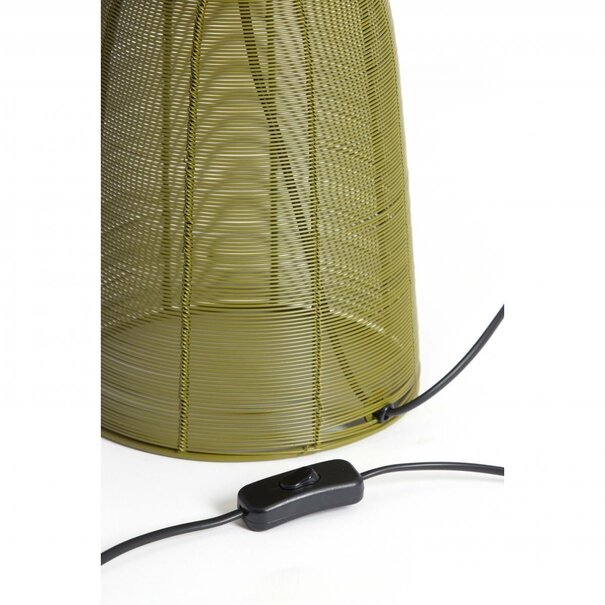 Light en Living Tafellamp Ø24x54 cm ABOSO mat groen