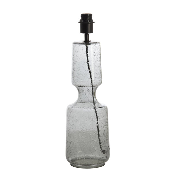 Light en Living Lampvoet Ø12,5x39 cm LABIN glas smoke+zwart