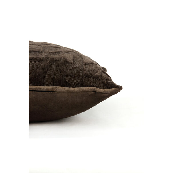 Light en Living Kussen 60x30 cm HATO donkerbruin