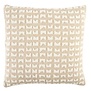 Kussen 45x45 cm SONTRA beige+crème veren gevuld