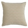 Kussen 45x45 cm KASSEL beige+crème veren gevuld