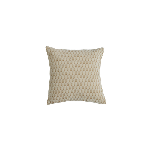 Light en Living Kussen 45x45 cm KASSEL beige+crème veren gevuld