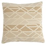 Kussen 45x45 cm FULDOS beige+crème veren gevuld