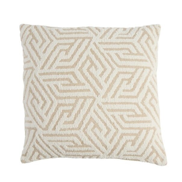 Light en Living Kussen 45x45 cm VEVEY beige+crème veren gevuld