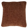 Kussen 45x45 cm KALURI terra-oranje