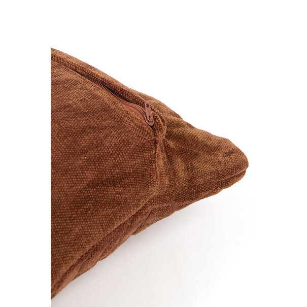 Light en Living Kussen 45x45 cm KALURI terra-oranje