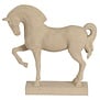 Ornament 31x10x29 cm HORSE zand
