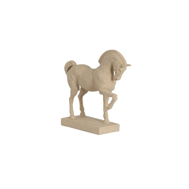 Light en Living Ornament 31x10x29 cm HORSE zand