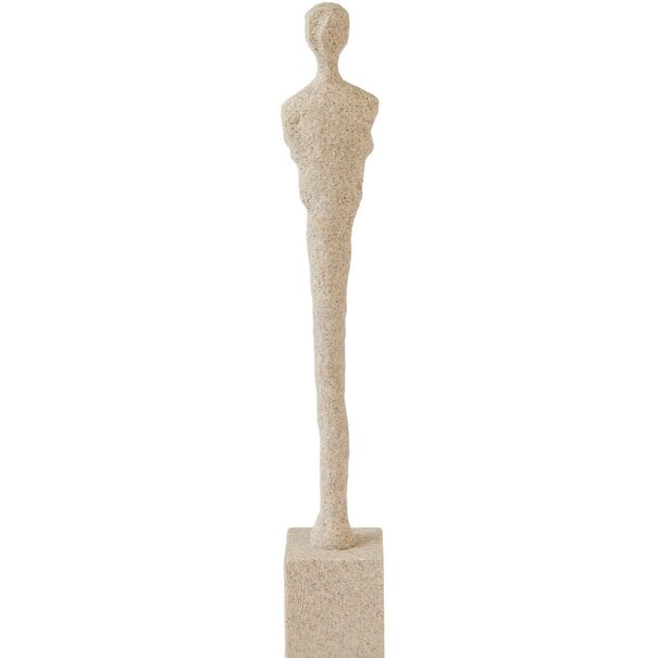 Light en Living Ornament 5x5x33,5 cm TAROPA zand