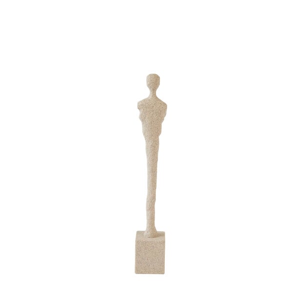 Light en Living Ornament 5x5x33,5 cm TAROPA zand