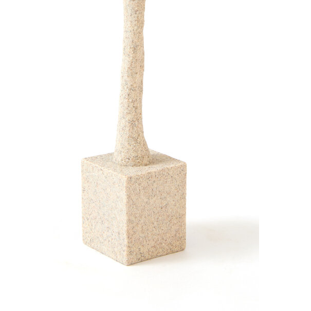 Light en Living Ornament 5x5x37,5 cm TAROPA zand