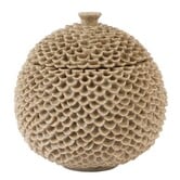 Deco box Ø16,5x16,5 cm COLDROS zand