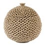 Deco box Ø16,5x16,5 cm COLDROS zand