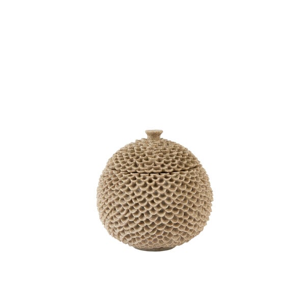 Light en Living Deco box Ø16,5x16,5 cm COLDROS zand