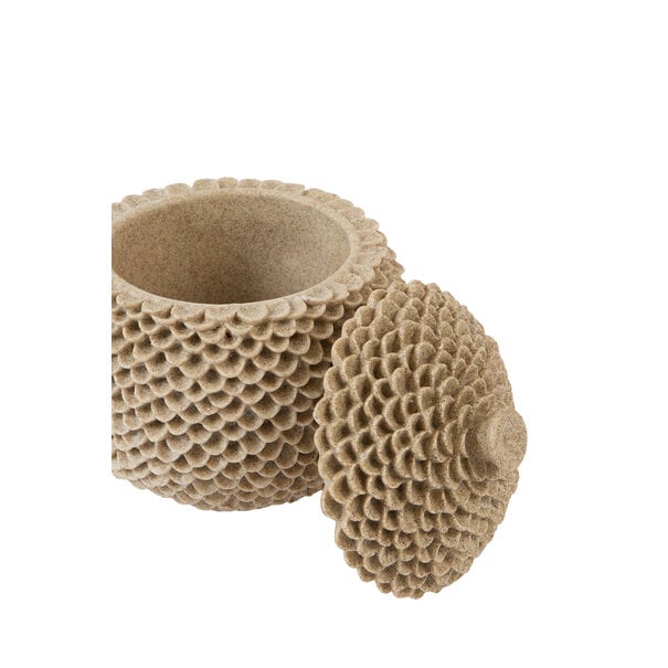 Light en Living Deco box Ø16,5x16,5 cm COLDROS zand