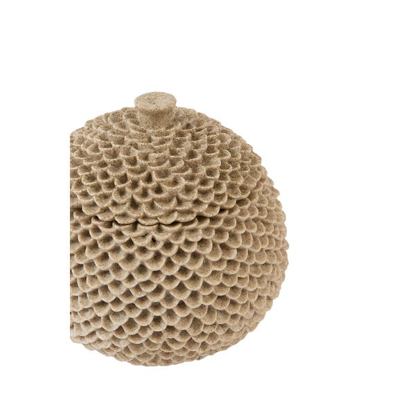 Light en Living Deco box Ø16,5x16,5 cm COLDROS zand