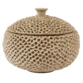 Deco box Ø19,5x16,5 cm COLDROS zand