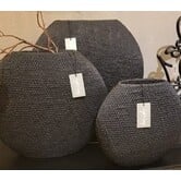 Vaas deco MASHABA zwart - diverse afmetingen
