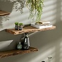 Wandplank 90 cm Edge - Houten wandplank met natuurlijke look