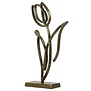 Ornament op voet 24x8,5x45 cm TULIPANU antiek brons