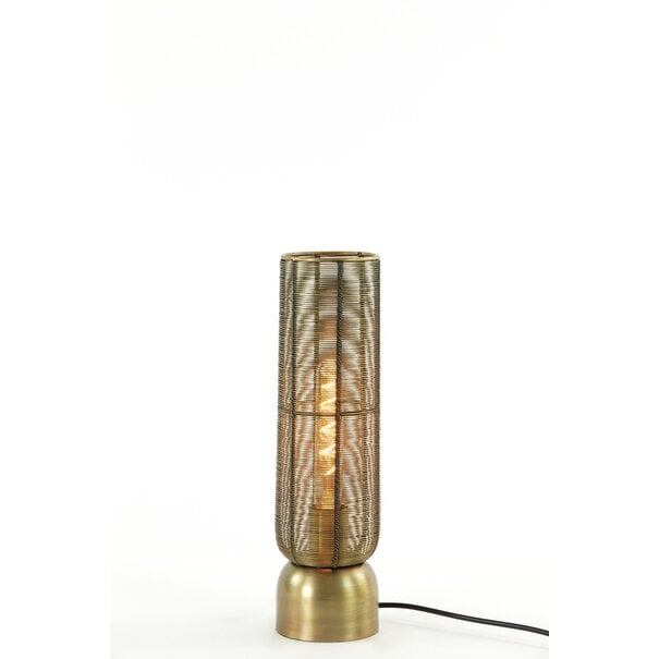 Light en Living Tafellamp Lezuza antiek brons - 2 maten