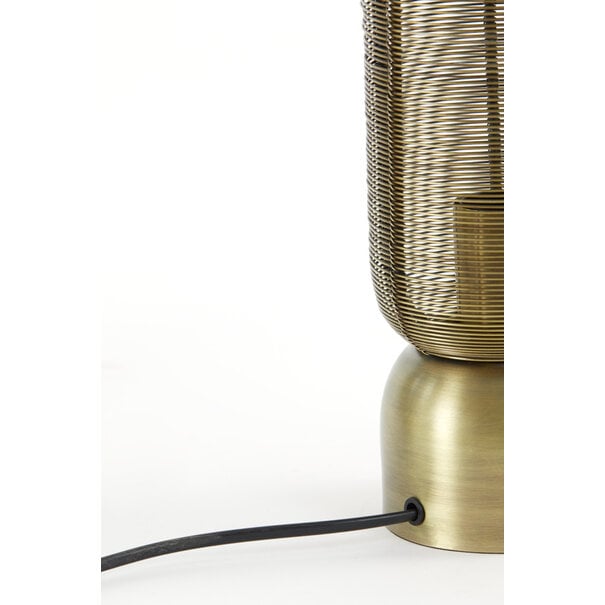 Light en Living Tafellamp Lezuza antiek brons - 2 maten