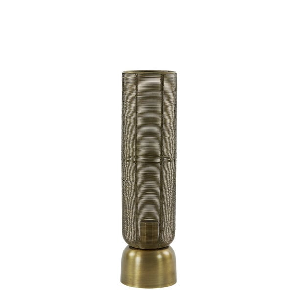 Light en Living Tafellamp Lezuza antiek brons - 2 maten