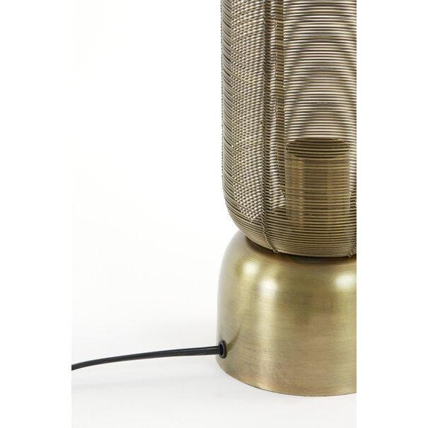 Light en Living Tafellamp Lezuza antiek brons - 2 maten