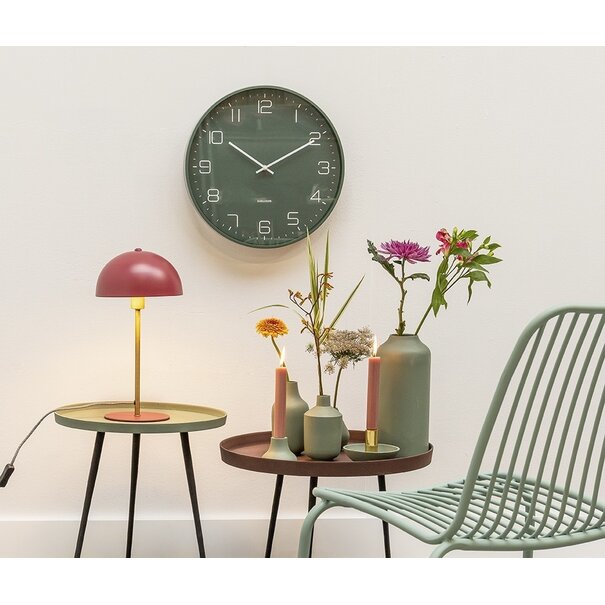Karlsson Wandklok Lofty Groen Ø 40 cm