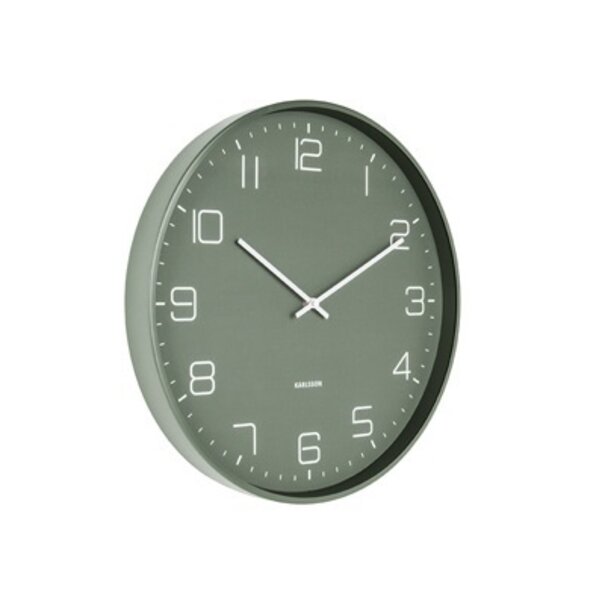Karlsson Wandklok Lofty Groen Ø 40 cm