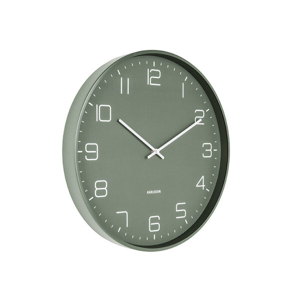 Karlsson Wandklok Lofty Groen Ø 40 cm