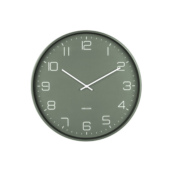 Karlsson Wandklok Lofty Groen Ø 40 cm