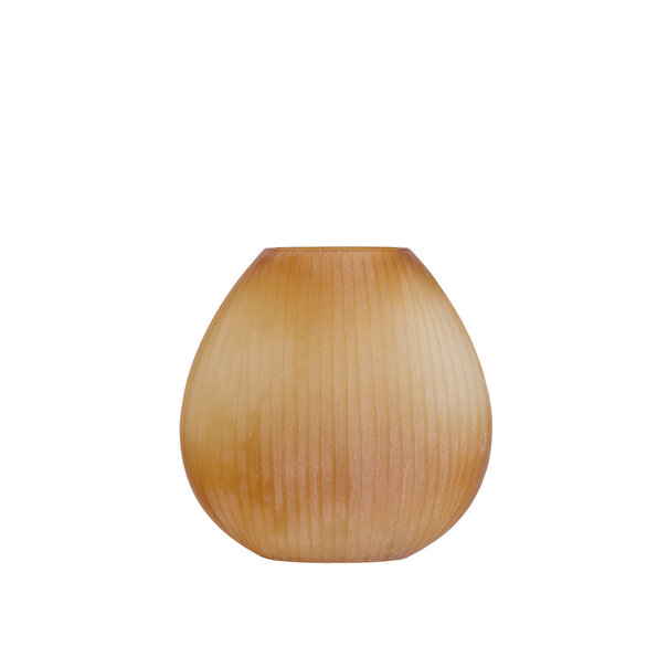 Light en Living Vaas 43x16x43 cm SANTINO glas mat amber