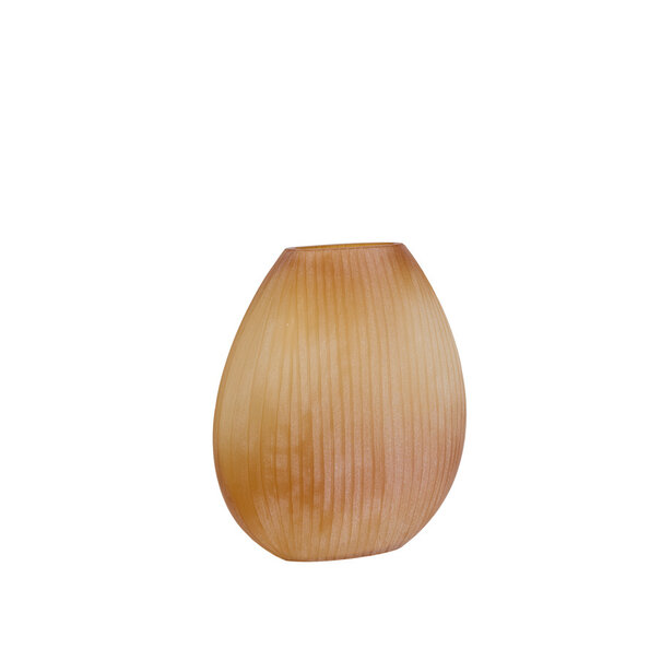 Light en Living Vaas 43x16x43 cm SANTINO glas mat amber