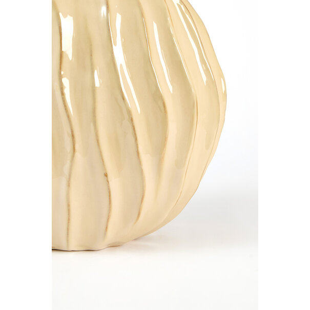 Light en Living Vaas deco 41x20x42 cm PODURI keramiek licht bruin