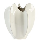 Vaas deco Ø31x34 cm TOPITA keramiek wit