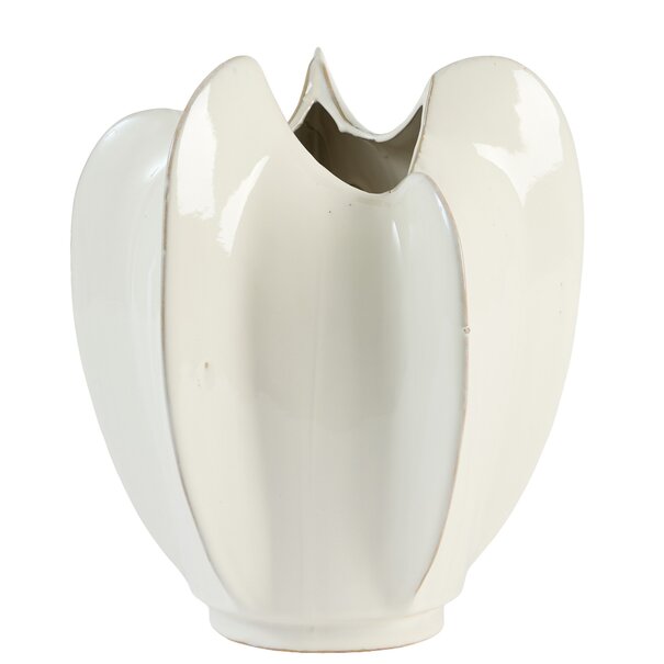 Light en Living Vaas deco Ø31x34 cm TOPITA keramiek wit
