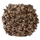 Vaas deco 46x22x36,5 cm VELINA bruin-brons
