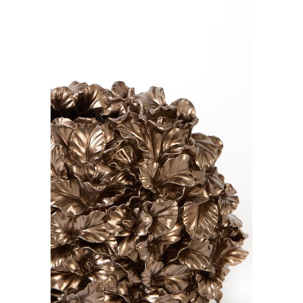 Light en Living Vaas deco 46x22x36,5 cm VELINA bruin-brons