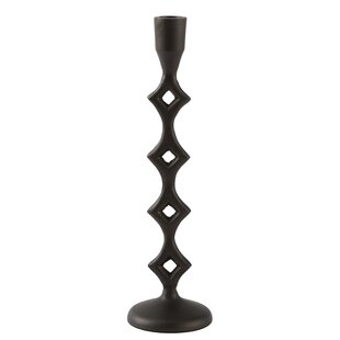 Kandelaar Ø9x31,5 cm JERULA mat bruin-brons