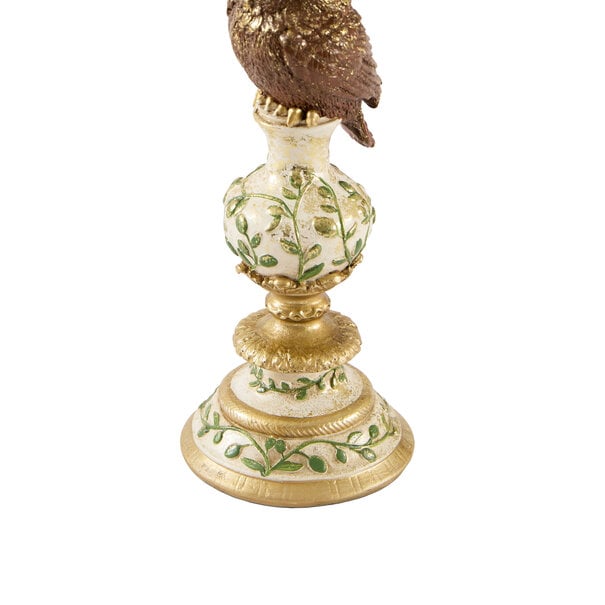 Light en Living Kandelaar Ø9x26 cm OWL groen+goud
