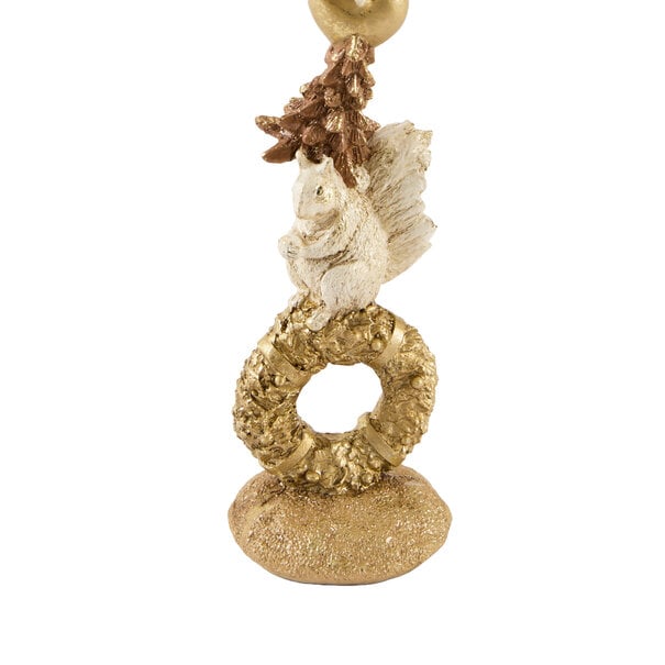 Light en Living Kandelaar 9,5x9x33 cm CERVINA zand+goud