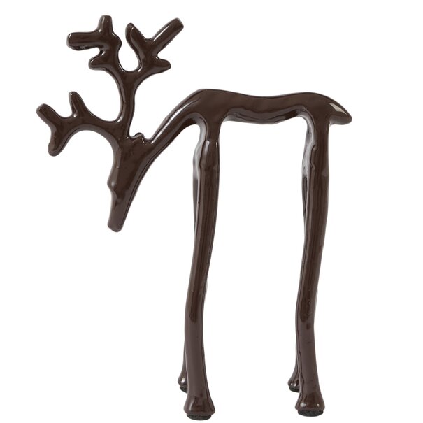 Light en Living Ornament 15x6x20 cm DEER glans aubergine