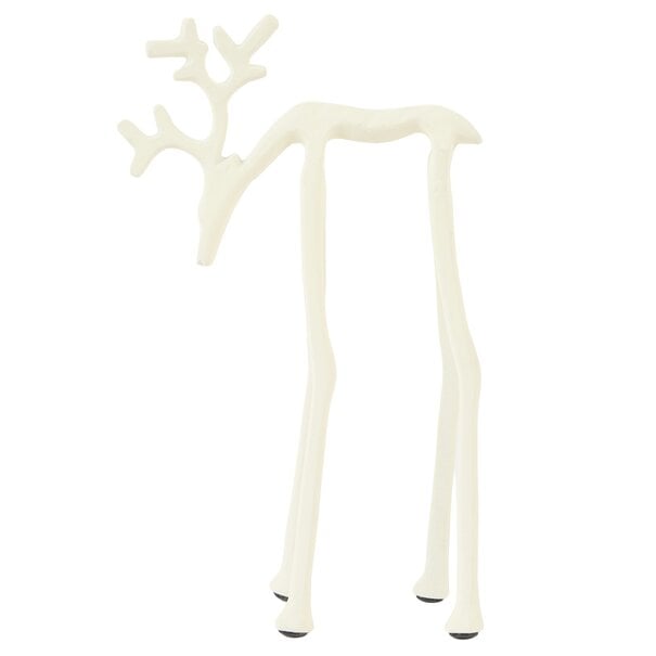 Light en Living Ornament 15x6x25 cm DEER mat crème