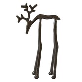 Ornament 15x6x25 cm DEER glans bruin-brons