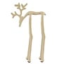 Ornament 15x6x25 cm DEER glans zand
