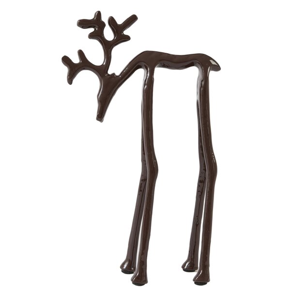 Light en Living Ornament 15x6x25 cm DEER glans aubergine