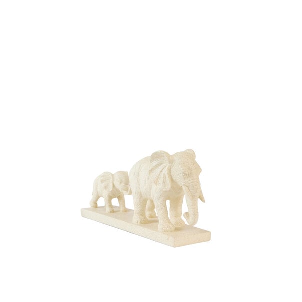 Light en Living Ornament 46x11,5x21,5 cm ELEPHANT zand+goud